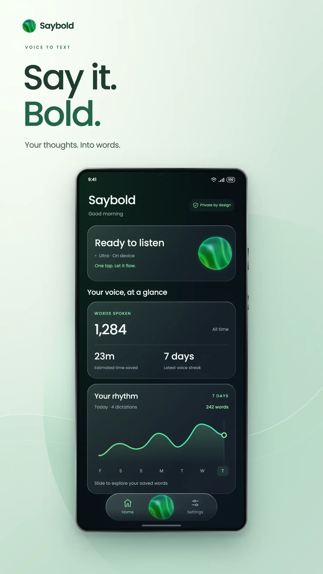 Saybold screenshot 1