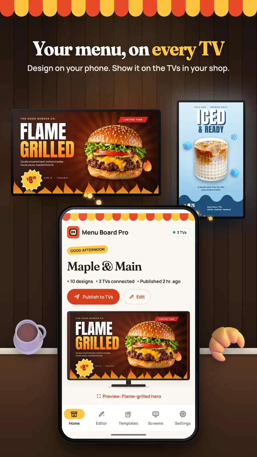 Menu Board Pro screenshot 1