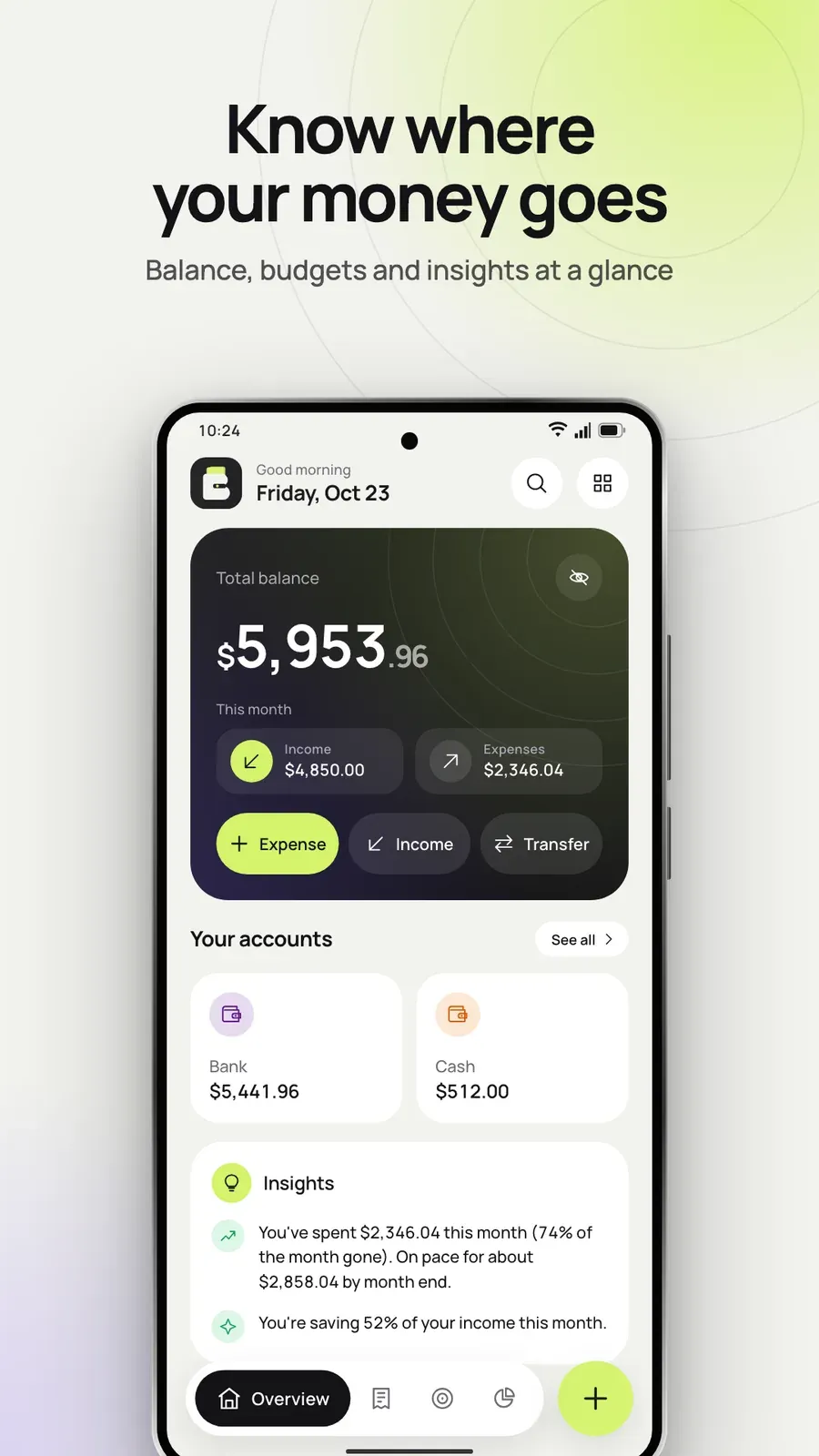 BudgetPad screenshot 1